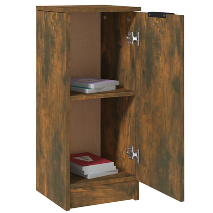 vidaXL Buffet chêne fumé 30x30x70 cm Bois d'ingénierie