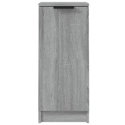 vidaXL Commodes 2 pcs Gris Sonoma 30x30x70 cm Bois d'ingénierie