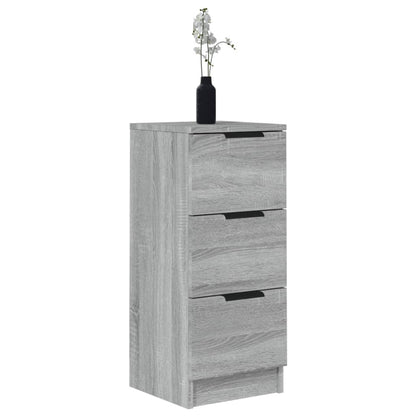 vidaXL Buffet gris sonoma 30x30x70 cm bois d'ingénierie