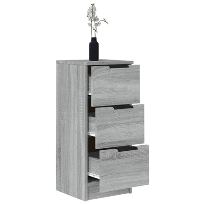 vidaXL Buffet gris sonoma 30x30x70 cm bois d'ingénierie