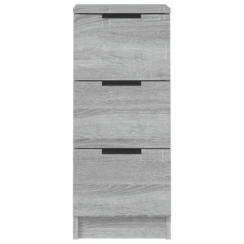 vidaXL Buffet gris sonoma 30x30x70 cm bois d'ingénierie