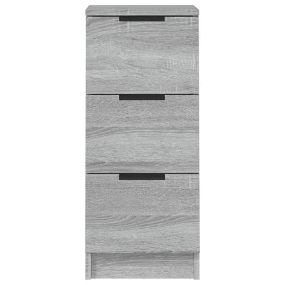 vidaXL Buffet gris sonoma 30x30x70 cm bois d'ingénierie