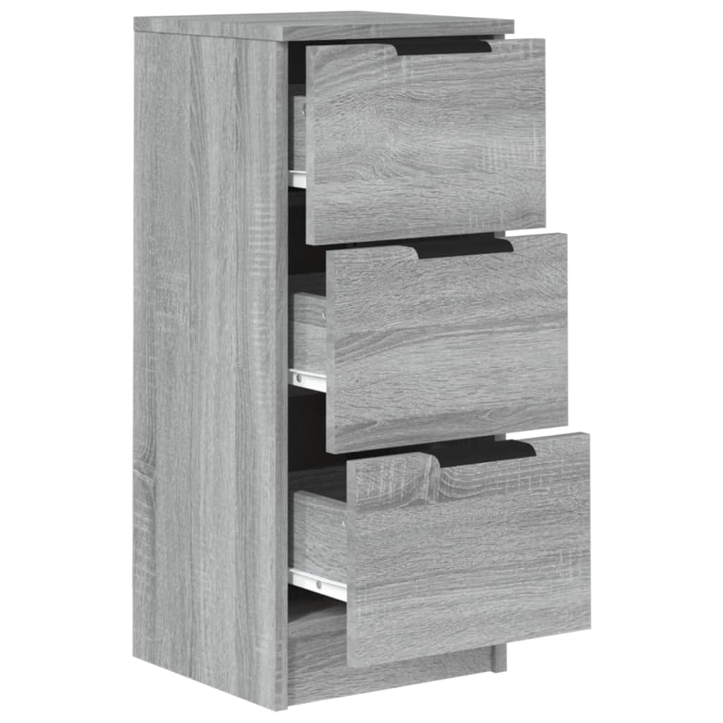vidaXL Buffet gris sonoma 30x30x70 cm bois d'ingénierie