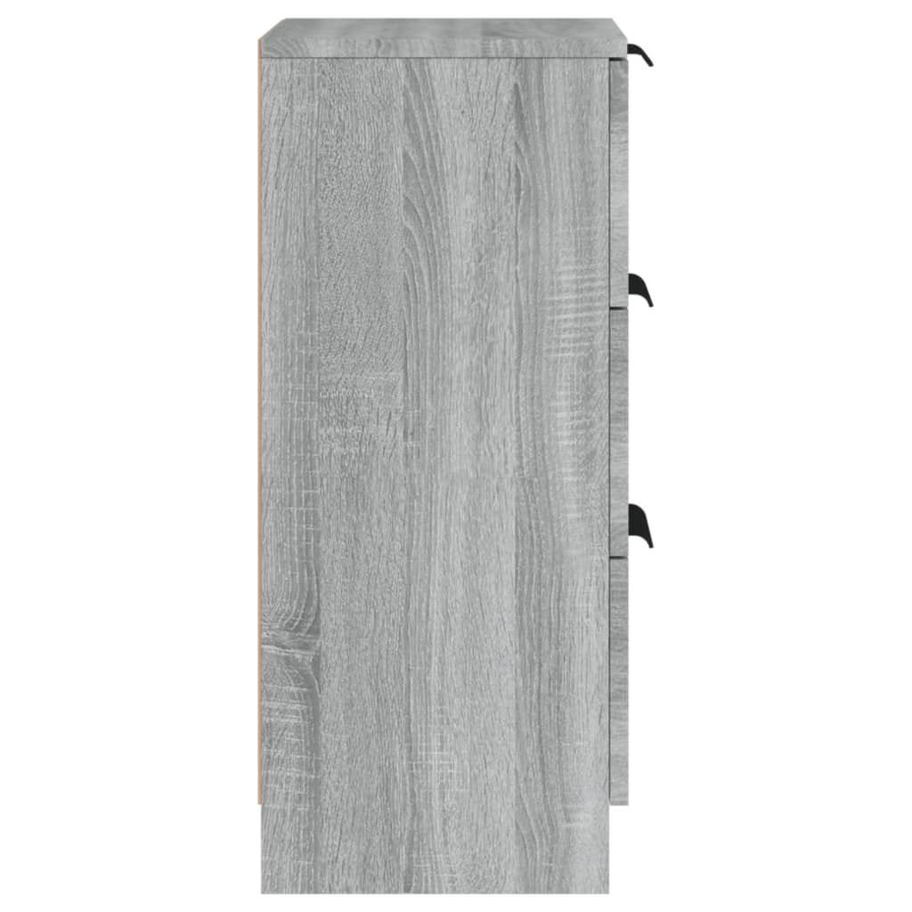 vidaXL Buffet gris sonoma 30x30x70 cm bois d'ingénierie