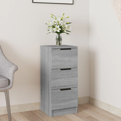 vidaXL Buffet gris sonoma 30x30x70 cm bois d'ingénierie