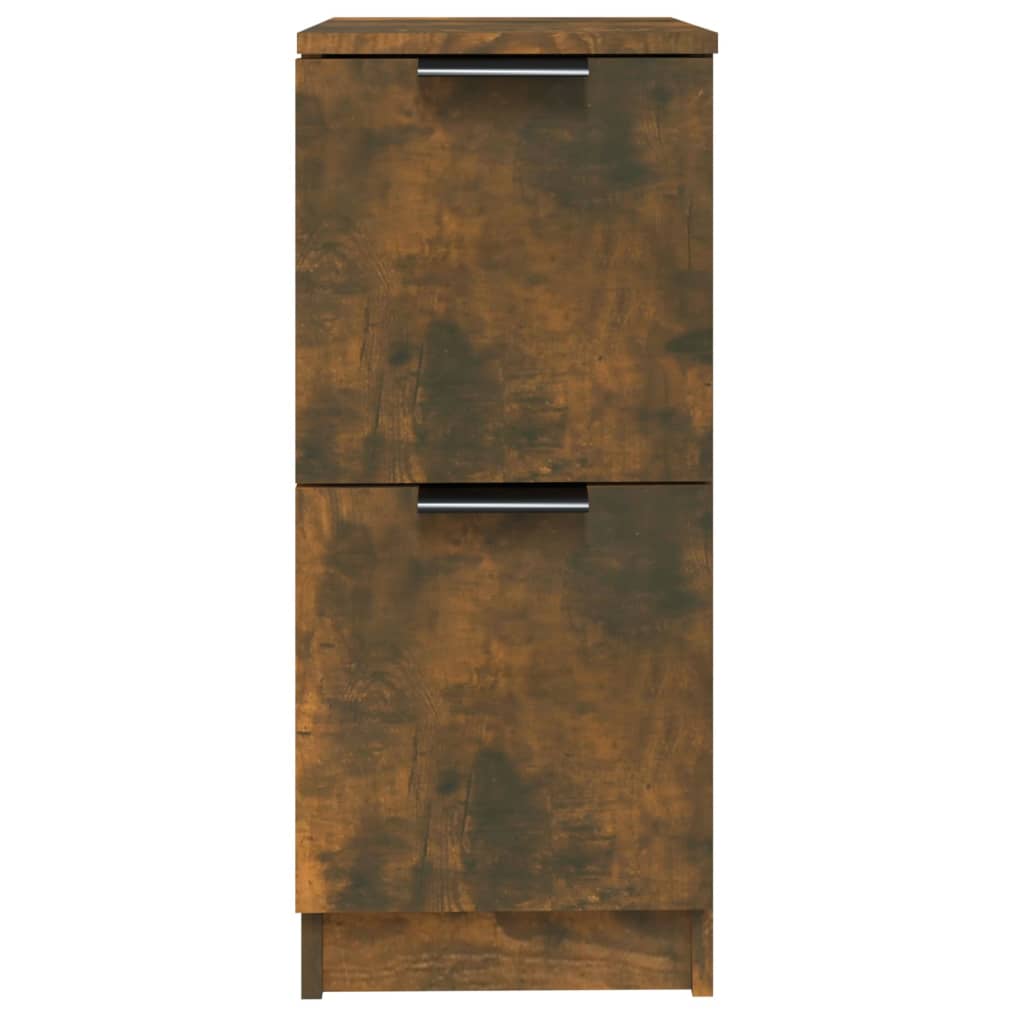 vidaXL Buffet chêne fumé 30x30x70 cm Bois d'ingénierie