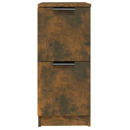 vidaXL Buffet chêne fumé 30x30x70 cm Bois d'ingénierie
