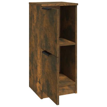 vidaXL Buffet chêne fumé 30x30x70 cm Bois d'ingénierie