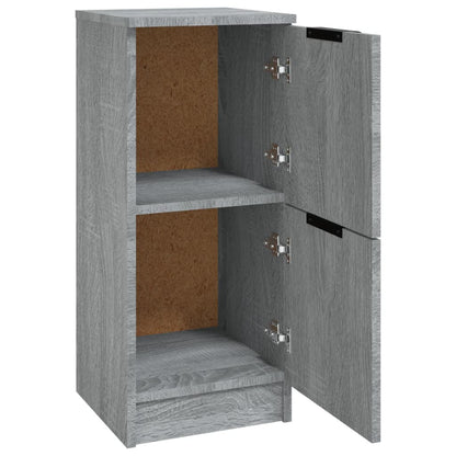 vidaXL Sideboards 2 Stk. Grau Sonoma 30x30x70 cm Holzwerkstoff