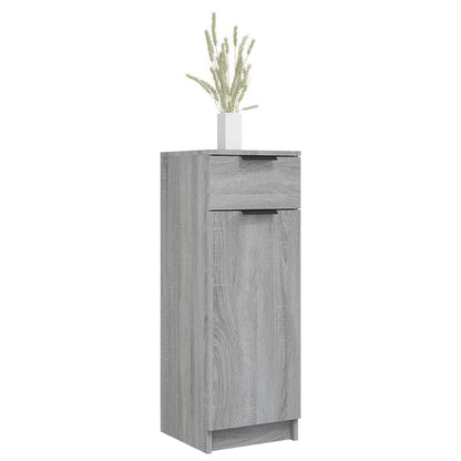 vidaXL Armoire de salle de bain gris Sonoma 32x34x90 cm Bois d'ingénierie