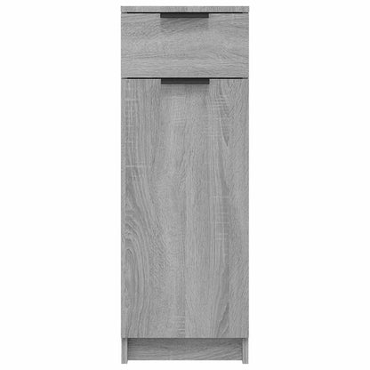 vidaXL Armoire de salle de bain gris Sonoma 32x34x90 cm Bois d'ingénierie