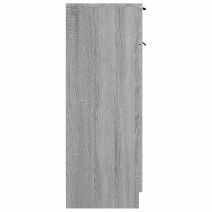 vidaXL Armoire de salle de bain gris Sonoma 32x34x90 cm Bois d'ingénierie