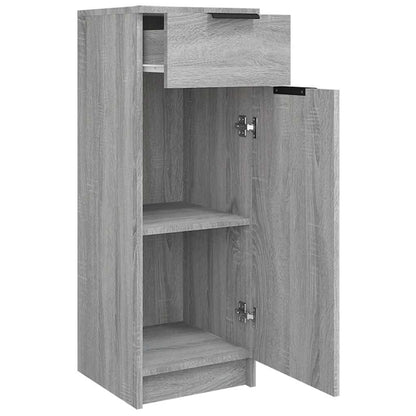 vidaXL Armoire de salle de bain gris Sonoma 32x34x90 cm Bois d'ingénierie