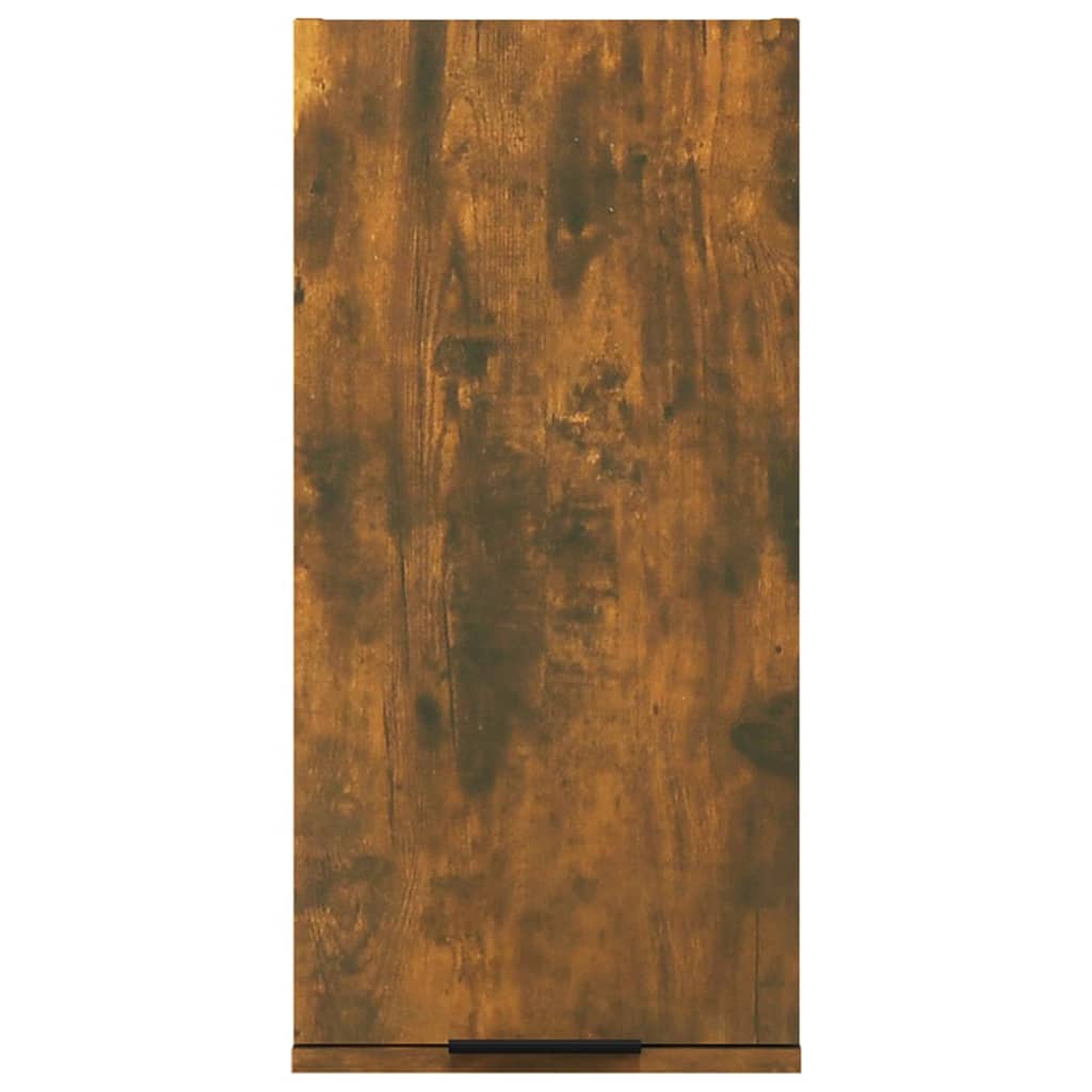 vidaXL Armoire murale de salle de bain chêne fumé 32x20x67 cm