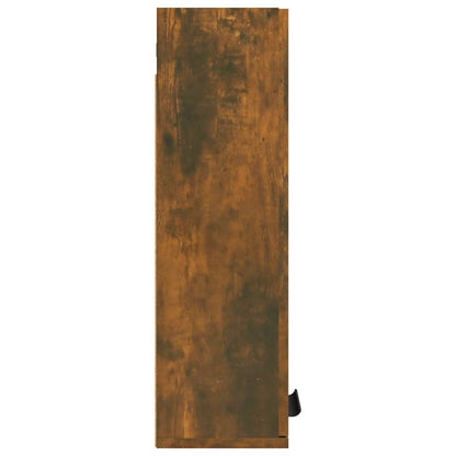 vidaXL Armoire murale de salle de bain chêne fumé 32x20x67 cm