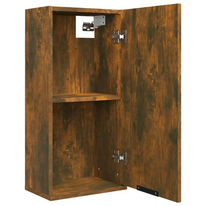 vidaXL Armoire murale de salle de bain chêne fumé 32x20x67 cm