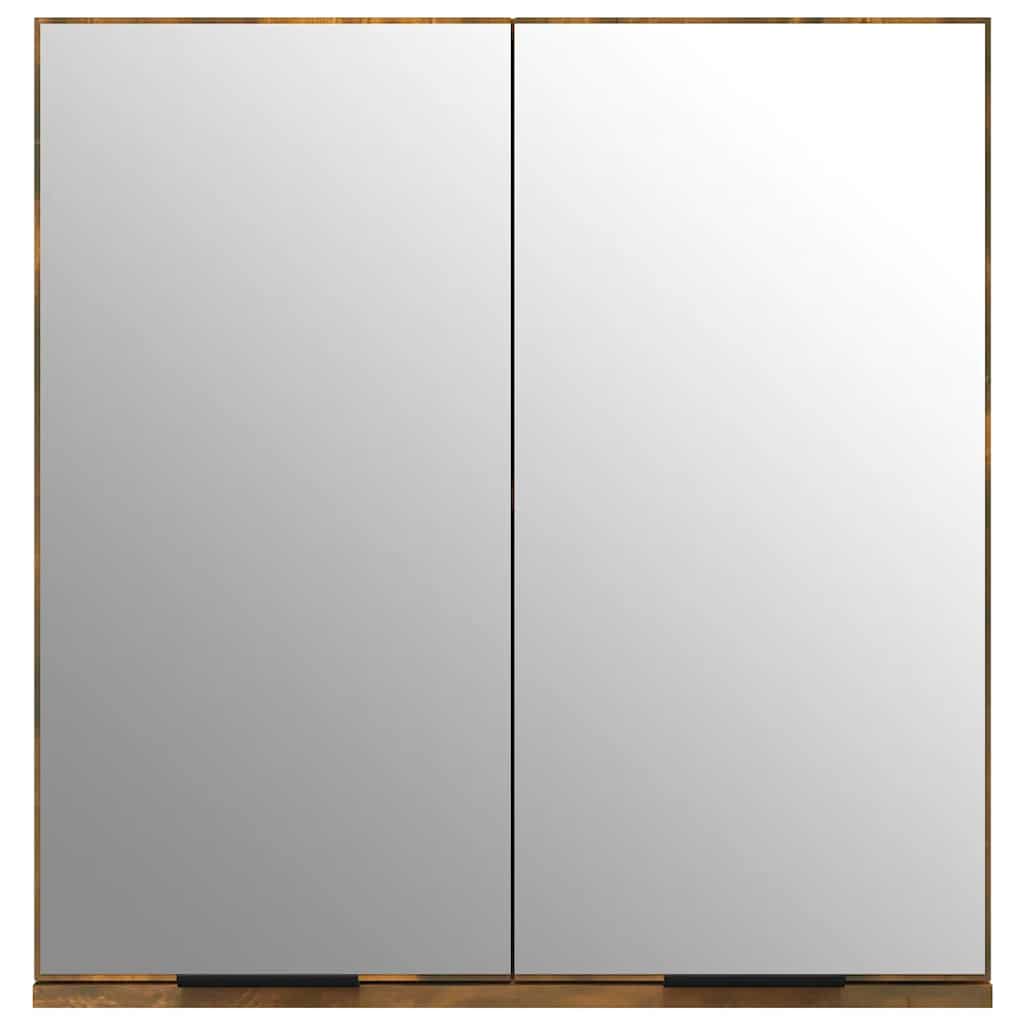 Bad-Spiegelschrank Räuchereiche 64x20x67 cm