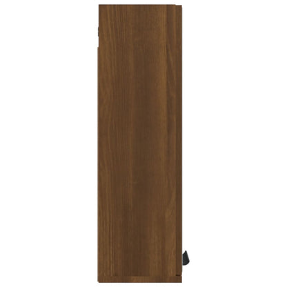 vidaXL Bad-Spiegelschrank Braun Eichen-Optik 64x20x67 cm