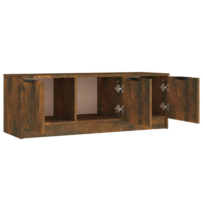 Meuble TV vidaXL chêne fumé 102x35x36,5 cm bois d'ingénierie