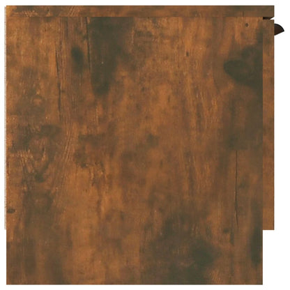 Meuble TV vidaXL chêne fumé 102x35x36,5 cm bois d'ingénierie