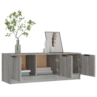 vidaXL Meuble TV gris Sonoma 102x35x36,5 cm Aggloméré