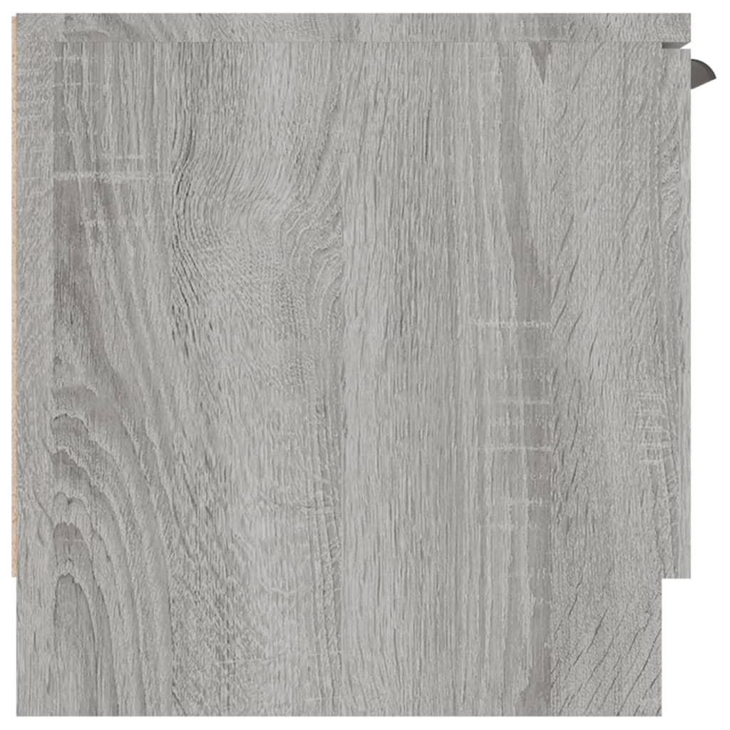 vidaXL Meuble TV gris Sonoma 102x35x36,5 cm Aggloméré