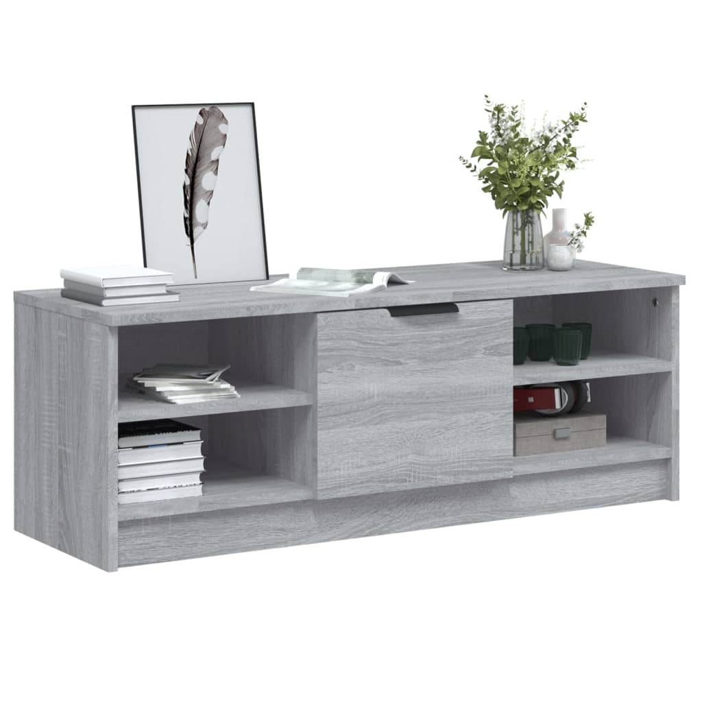 vidaXL Meuble TV Gris Sonoma 102x35,5x36,5 cm Bois d'ingénierie