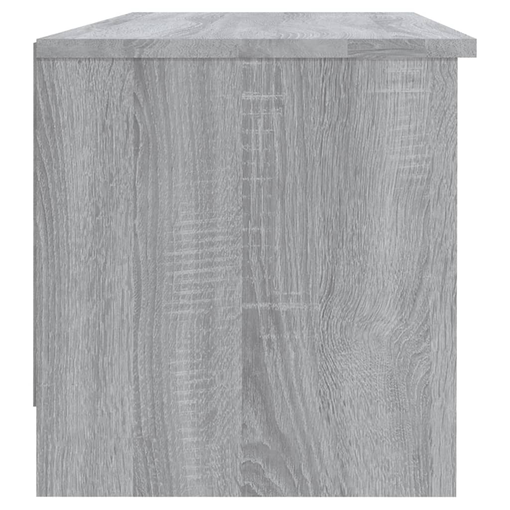 vidaXL Meuble TV Gris Sonoma 102x35,5x36,5 cm Bois d'ingénierie