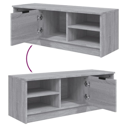 vidaXL Meuble TV Gris Sonoma 102x35,5x36,5 cm Bois d'ingénierie