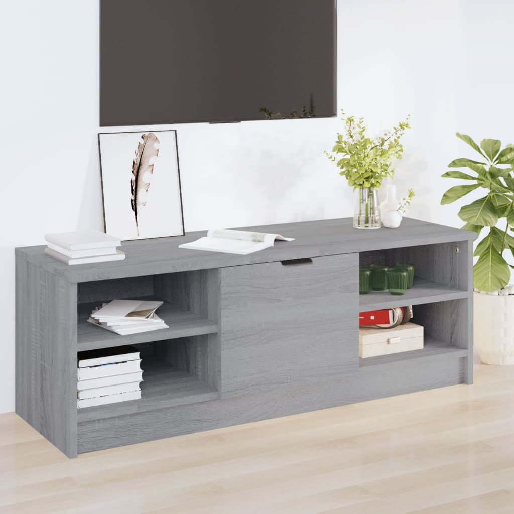 vidaXL Meuble TV Gris Sonoma 102x35,5x36,5 cm Bois d'ingénierie