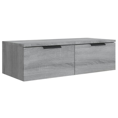 vidaXL Armoire murale gris Sonoma 68x30x20 cm aggloméré