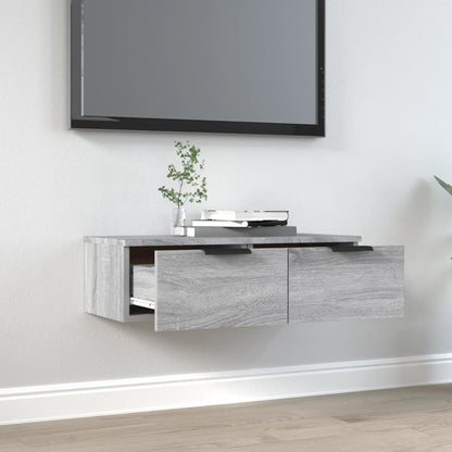 vidaXL Armoire murale gris Sonoma 68x30x20 cm aggloméré