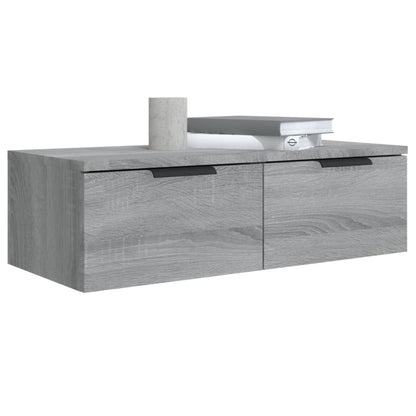 vidaXL Armoire murale gris Sonoma 68x30x20 cm aggloméré