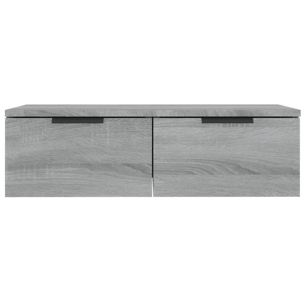 vidaXL Armoire murale gris Sonoma 68x30x20 cm aggloméré