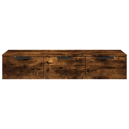 vidaXL Wandschrank Räuchereiche 102x30x20 cm Holzwerkstoff