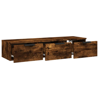 vidaXL Wandschrank Räuchereiche 102x30x20 cm Holzwerkstoff
