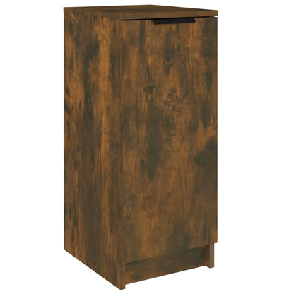 vidaXL Meuble à chaussures chêne fumé 30x35x70 cm bois d'ingénierie