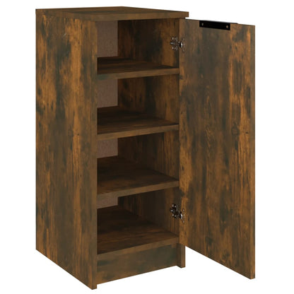 vidaXL Meuble à chaussures chêne fumé 30x35x70 cm bois d'ingénierie