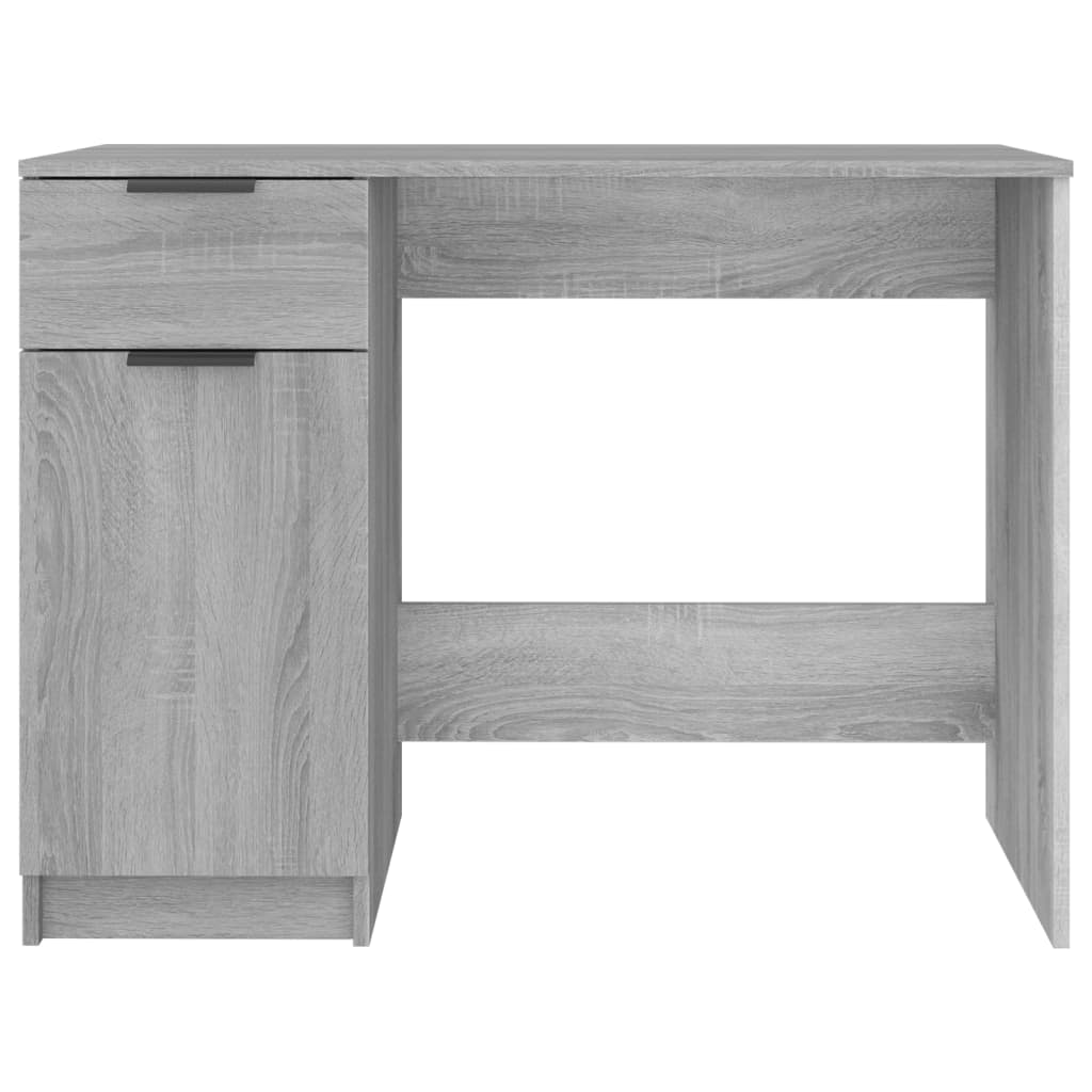 vidaXL Bureau Gris Sonoma 100x50x75 cm Bois d'ingénierie