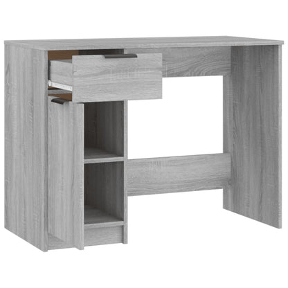 vidaXL Bureau Gris Sonoma 100x50x75 cm Bois d'ingénierie