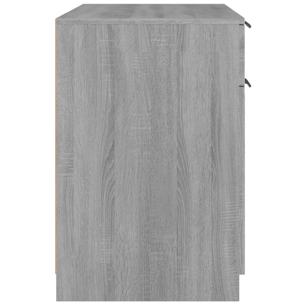 vidaXL Bureau Gris Sonoma 100x50x75 cm Bois d'ingénierie