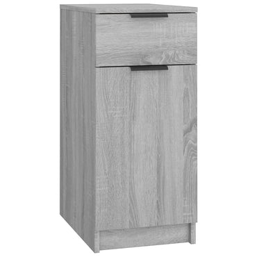 vidaXL Meuble de bureau Gris Sonoma 33,5x50x75 cm Bois d'ingénierie