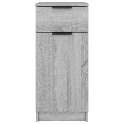 vidaXL Meuble de bureau Gris Sonoma 33,5x50x75 cm Bois d'ingénierie