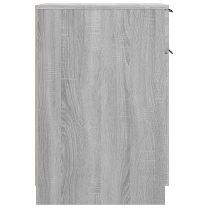 vidaXL Meuble de bureau Gris Sonoma 33,5x50x75 cm Bois d'ingénierie