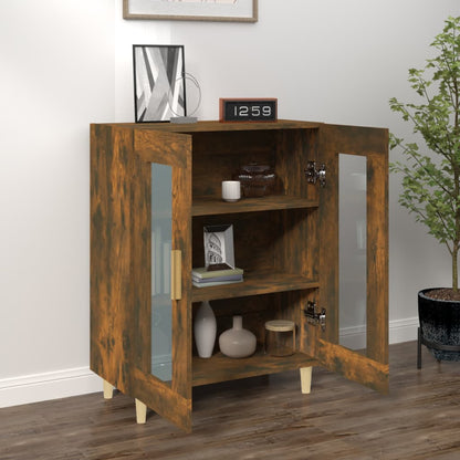 vidaXL Sideboard Räuchereiche 69,5x34x90 cm Holzwerkstoff