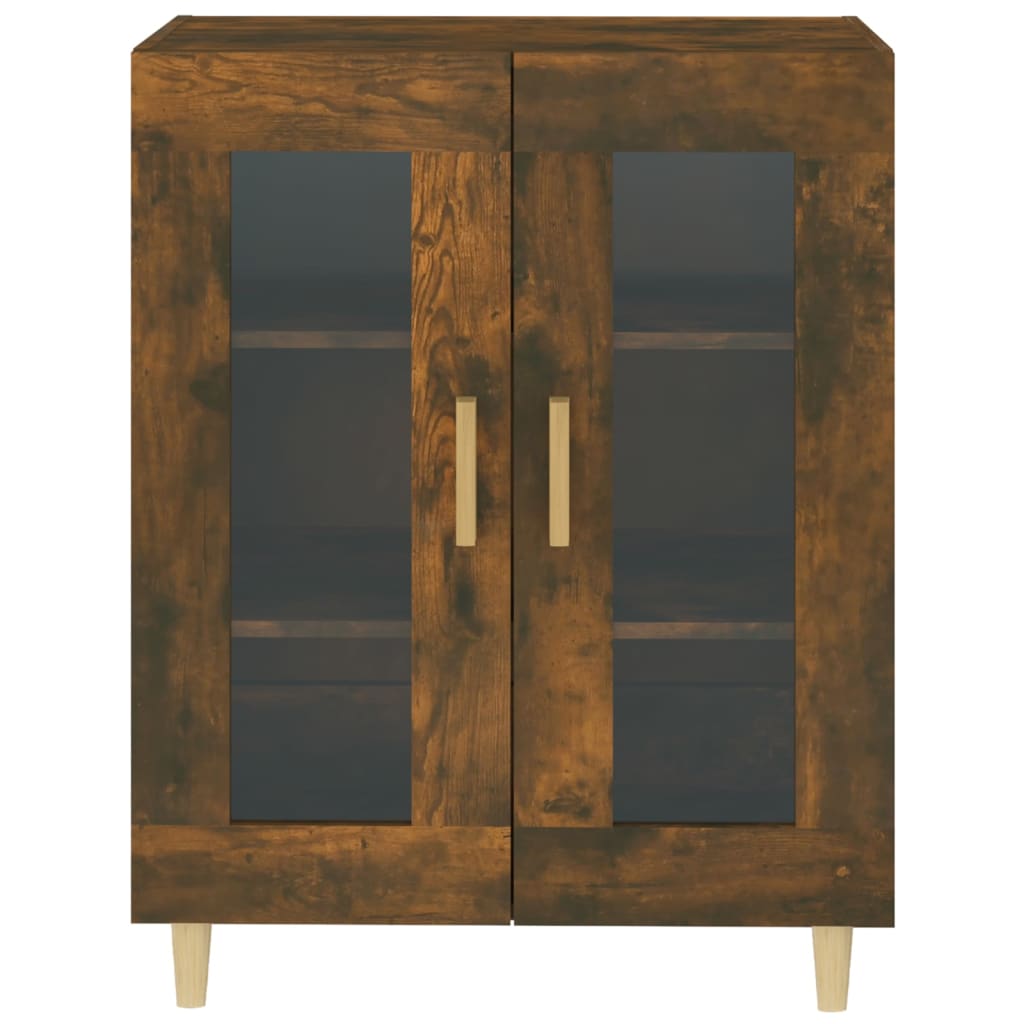 vidaXL Sideboard Räuchereiche 69,5x34x90 cm Holzwerkstoff