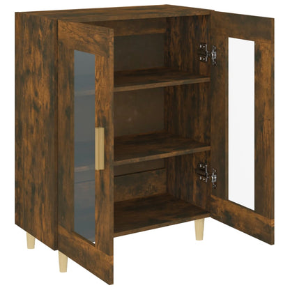 vidaXL Sideboard Räuchereiche 69,5x34x90 cm Holzwerkstoff
