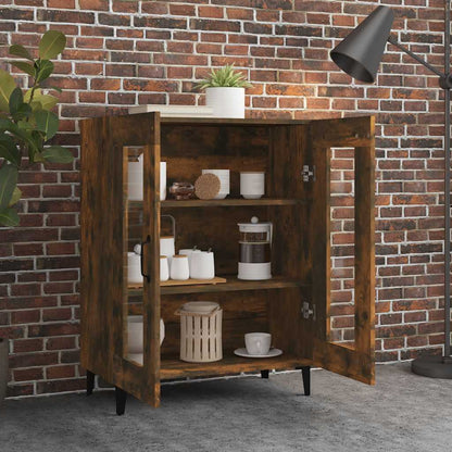 vidaXL Buffet chêne fumé 69,5x34x90 cm Bois d'ingénierie