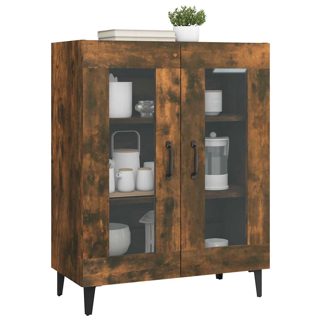 vidaXL Buffet chêne fumé 69,5x34x90 cm Bois d'ingénierie