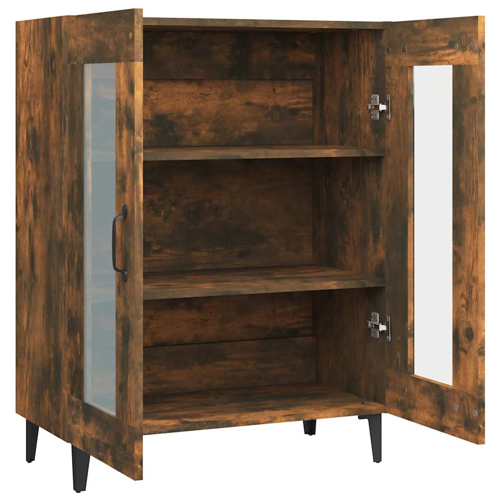 vidaXL Buffet chêne fumé 69,5x34x90 cm Bois d'ingénierie